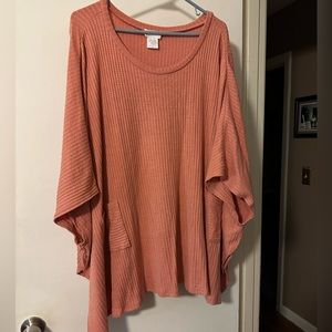 HEYSON Rose~Pink Tunic Top 2X